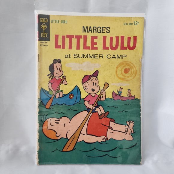 Marge's Little Lulu at Summer Camp #173 comic Book Gold Key September Vintage - Picture 11 of 11